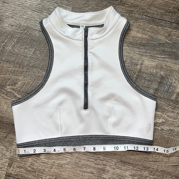 FP Movement by Free People Round The Block Crop Top Optic White Size Medium - Picture 7 of 11